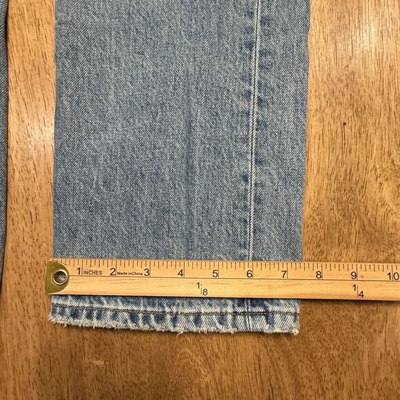 Everlane The Everybody Jean Womens Size E3 Short 29x29 Distressed Button Fly - Picture 6 of 14
